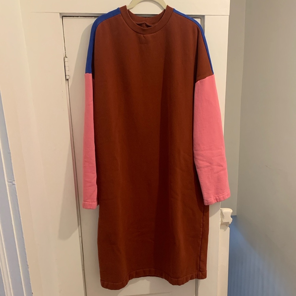 Odeyalo Oversized Maxi Sweatshirt Dress